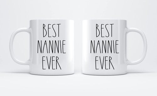 Best Nannie Ever Coffee Mug - Gifts for Christmas - Nannie Birthday Gifts Coffee Mug - Father's Day/Mother's Day - Family Coffee Mug For Birthday Present For The Best Nannie Ever Mug 11oz
