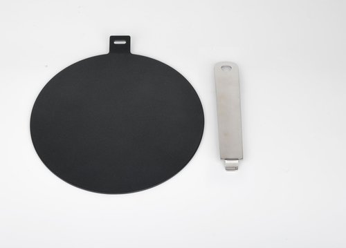 CozyKit 5.5inch Heat Diffuser Stainless Steel Induction Adapter Plate Removable Handle Coffee Milk Cookware Induction Hob Heat Cooking Diffuser for Electric Stove