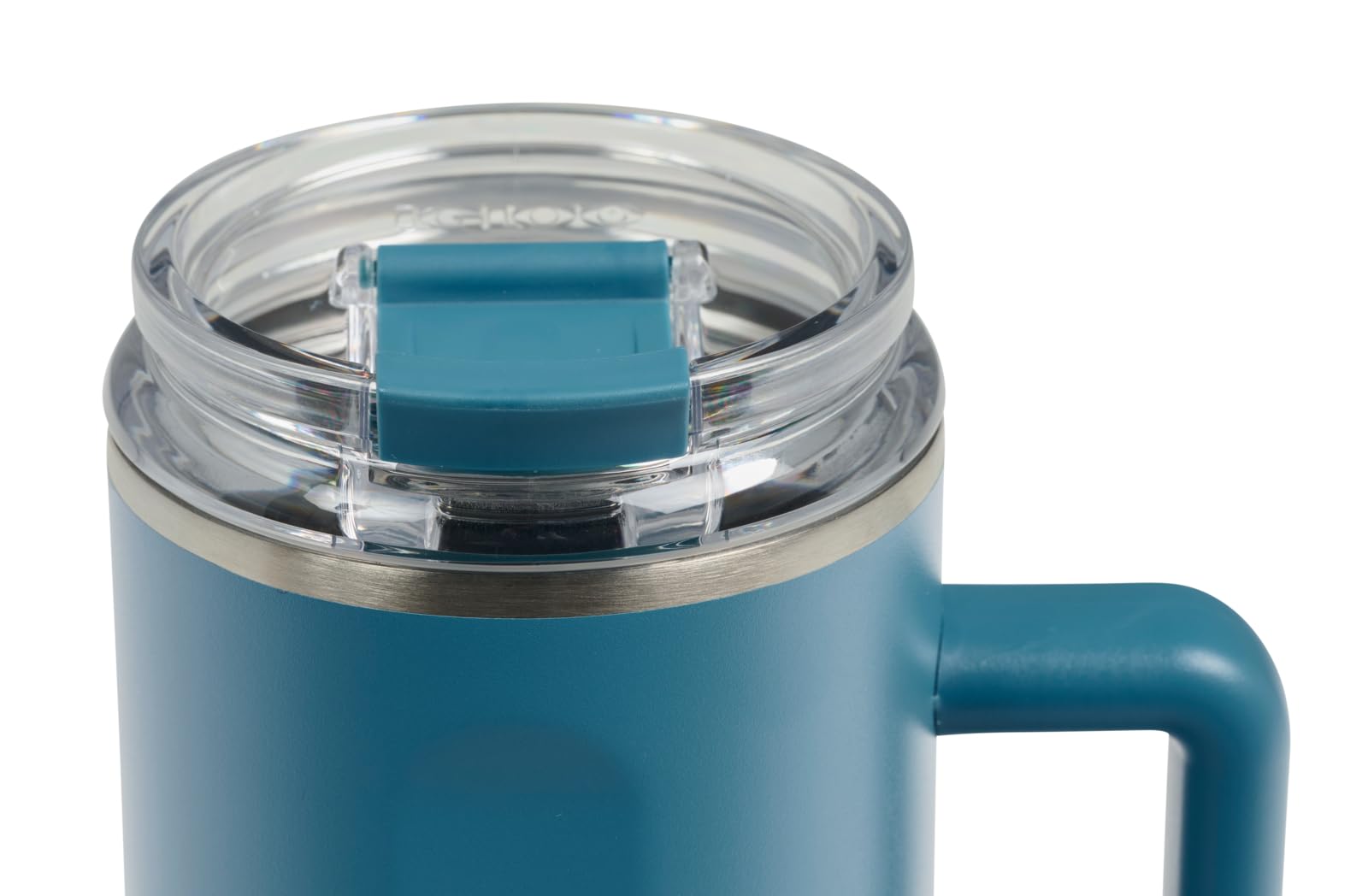 Igloo, 36 oz Tumbler with Handle, Reusable Travel Mug, Stainless Steel Insulated Hydration Cup for Hot & Cold Beverages, Modern Blue