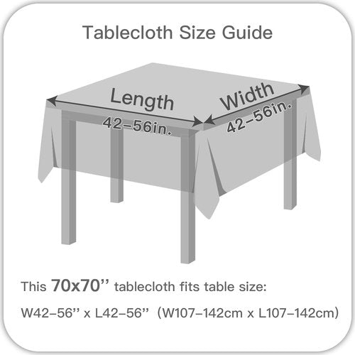 maxmill Harvest Swirl Design Table Cloth Waterproof Wrinkle Resistance Heavy Weight Soft Tablecloth for Fall Harvest Thanksgiving Dinning Tabletop Decoration Square 70 x 70 Inch, Fall Leaf