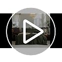100% Washed Cotton Queen Duvet Cover Set - Soft Linen Feel Bedding, Olive Green