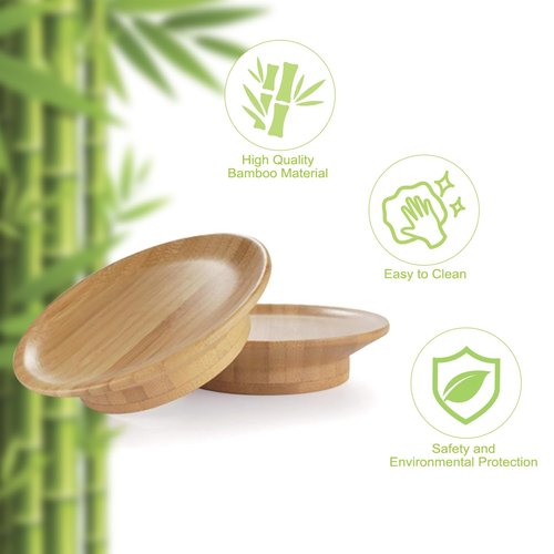Dannir 8Pcs Wine Glass Charcuterie Topper, Mini Boards, Appetizer Plates, Glass Covers to Keep Bugs Out for Family Gatherings Bars Restaurants