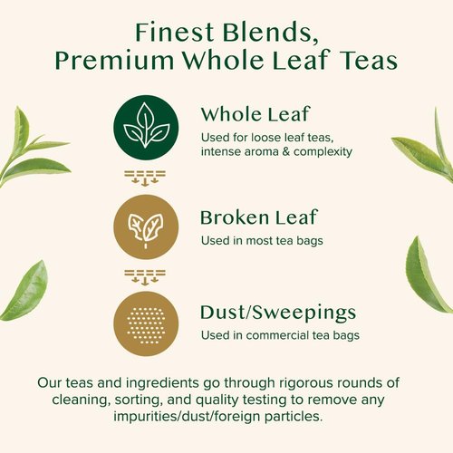 VAHDAM, Turmeric Ginger Herbal Tea (50+ Cups, 3.53oz) Caffeine Free | 100% Pure Herbal Blend - Savory & Spicy | Vacuum Sealed | Direct from Source