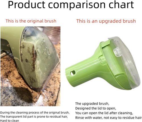 Little Green Machine 5.3-Inch Tough Stain Brush Replacement - Compatible with 1400B & More