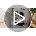 Large Woven Cotton Rope Blanket Basket 75L Storage for Living Room