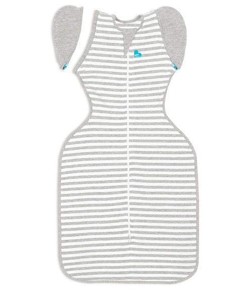 Love To Dream Swaddle Up Transition Swaddle - Zip-Off Wings for Easy Transition | 1.0 TOG, 13-19 lbs, Gray