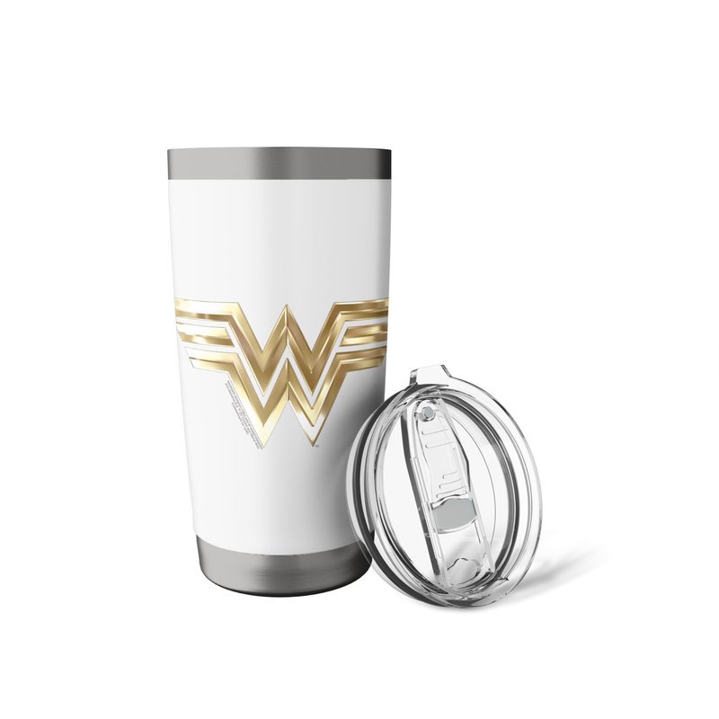 Wonder Woman 1984 Golden Logo Stainless Steel Insulated Tumbler