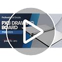 30x42 Inch Portable Drafting Table with Parallel Bar and Folding Legs