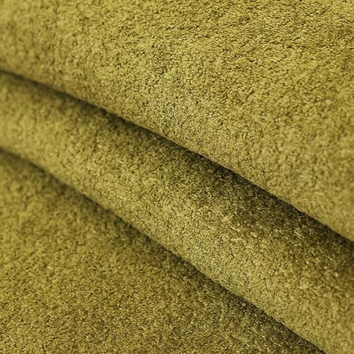 Extra-Thick Pet Scratch-Resistant Nightstand Tablecloth - Olive Green, 51.2 x 15.7 Inches with Gold Tassels