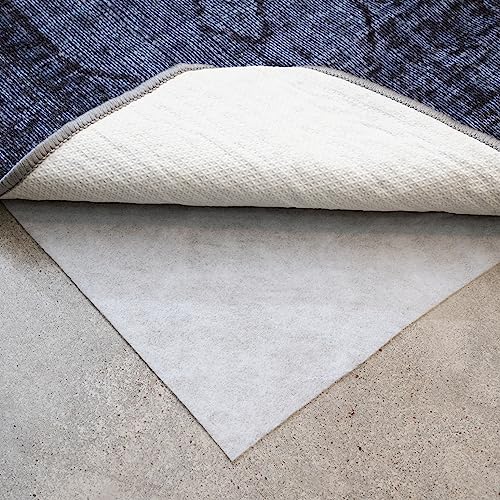 Non-Slip Area Rug Pad, 1/4" Thick Reversible Gripper for Hard Floors