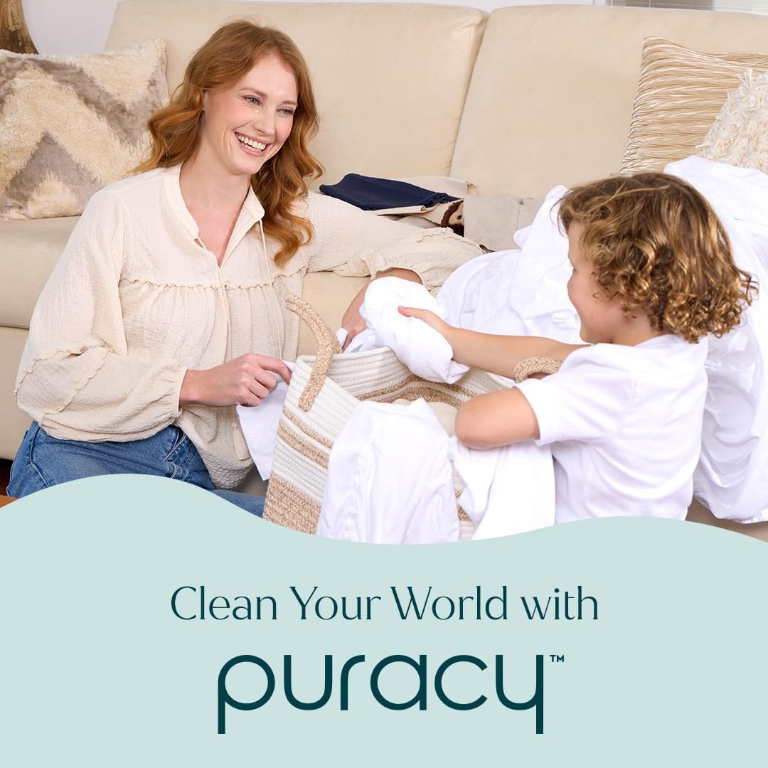 Puracy Carpet Shampoo - Pet Stain & Odor Remover | Concentrated Fresh Citrus, 25oz for Rugs & Upholstery