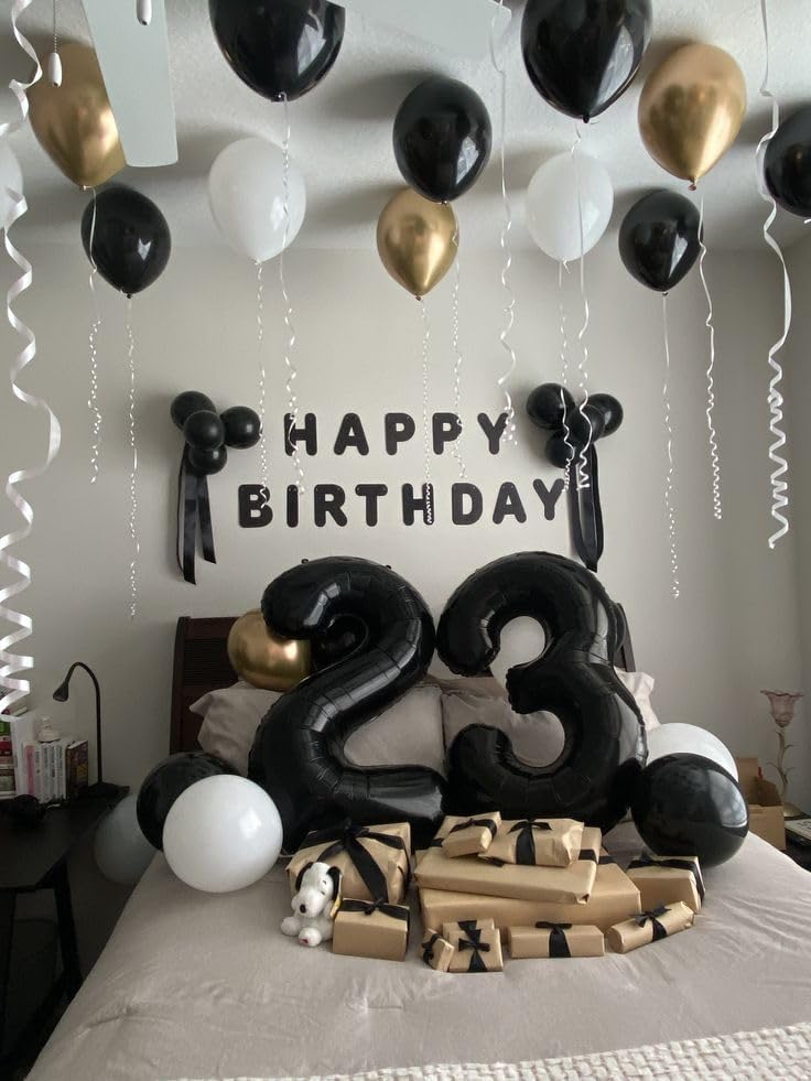 Skiennix 40-Inch Black Number 14 Foil Balloon - Perfect for Birthday & Wedding Celebrations
