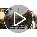 2-Pack 6ft Norfolk Pine Garland - Real Touch Faux Greenery for Indoor Outdoor Decor