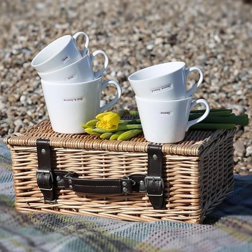 Keith Brymer Jones - Word Range - Large Ceramic White Mug - Daddy's Mug - 500ml - Gift Boxed