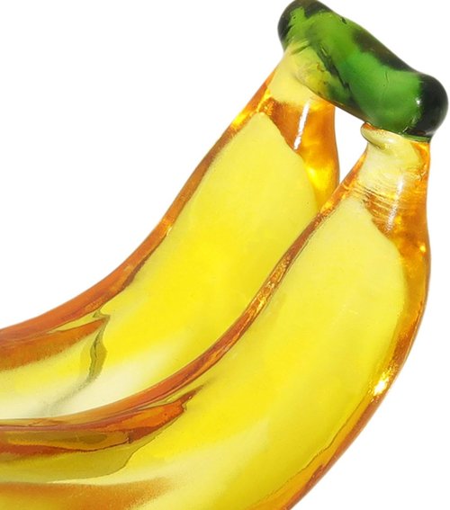 Lindagary Fruit Sculpture - Modern Miniature Banana Figurine | Artificial Fruit Ornament for Home Decor