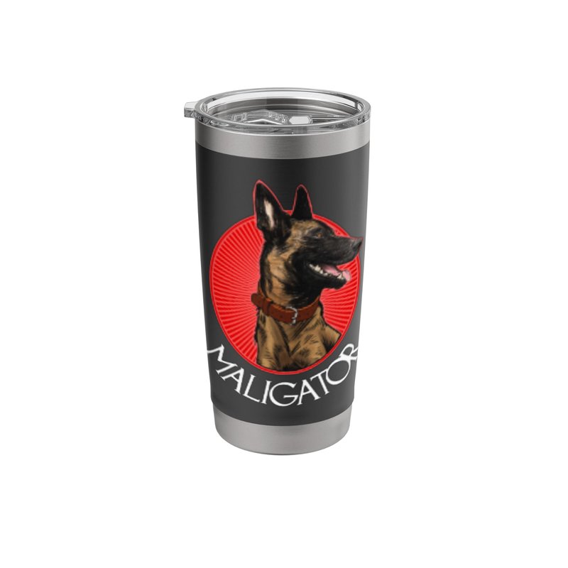 Maligator Belgian Malinois Lover Stainless Steel Insulated Tumbler
