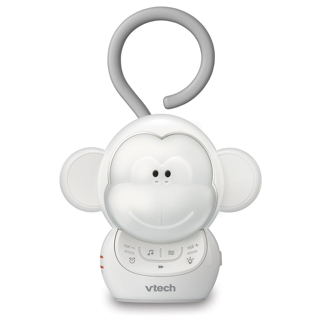 VTech Communications Myla The Monkey Baby Sleep Soother - White Noise Machine with 5 Sounds & Soft-Glow Night Light
