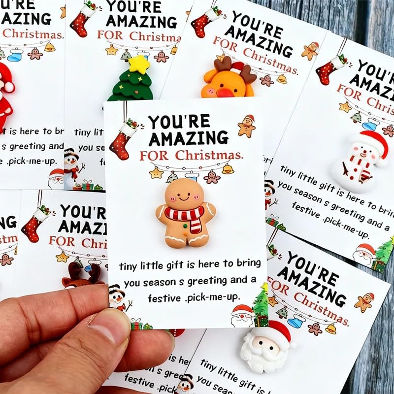 Christmas Pocket Hugs – 10pcs Holiday Greeting Cards for Festive Gifting and Decorations