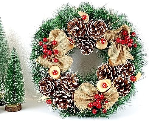 180 PCS Mini Frosted Pine Cones, 2cm Rustic White Snow Pinecone Ornaments