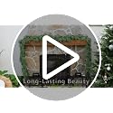 IGEri Cedar-A 9 Ft Artificial Christmas Garland with Real Touch Pine for Outdoor Decor