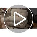 Folding Sofa Bed Convertible Chair with Lumbar Pillow, Dark Grey