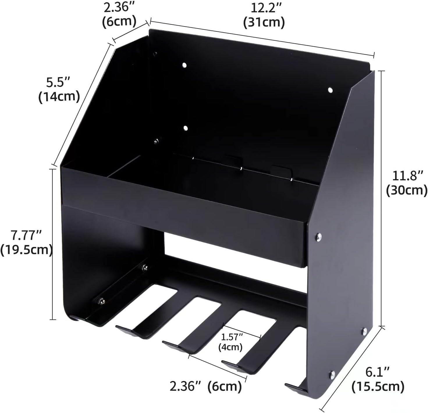 Ultrawall Heavy Duty Power Tool Rack - Wall-Mounted Organizer for Garage & Workshop Storage