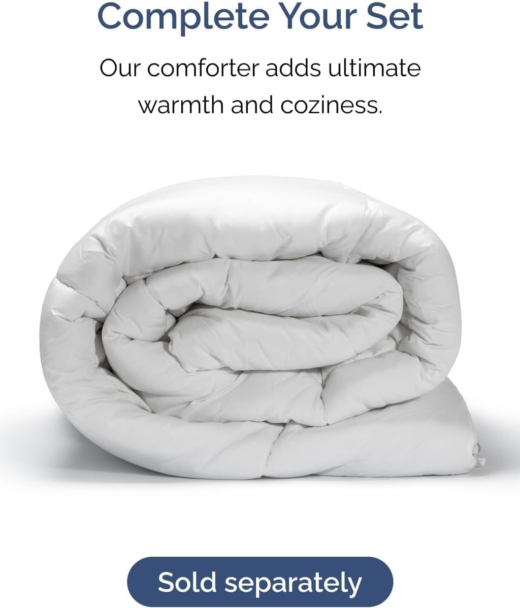 Skiennix Extra Deep Twin Sheet Set - 4-Piece Breathable Cooling Bedding - Soft, Wrinkle-Free Cream