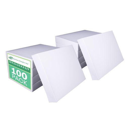 SCT Donut Boxes, 15 x 11.5 x 2.25, White, Paper, 100/Carton