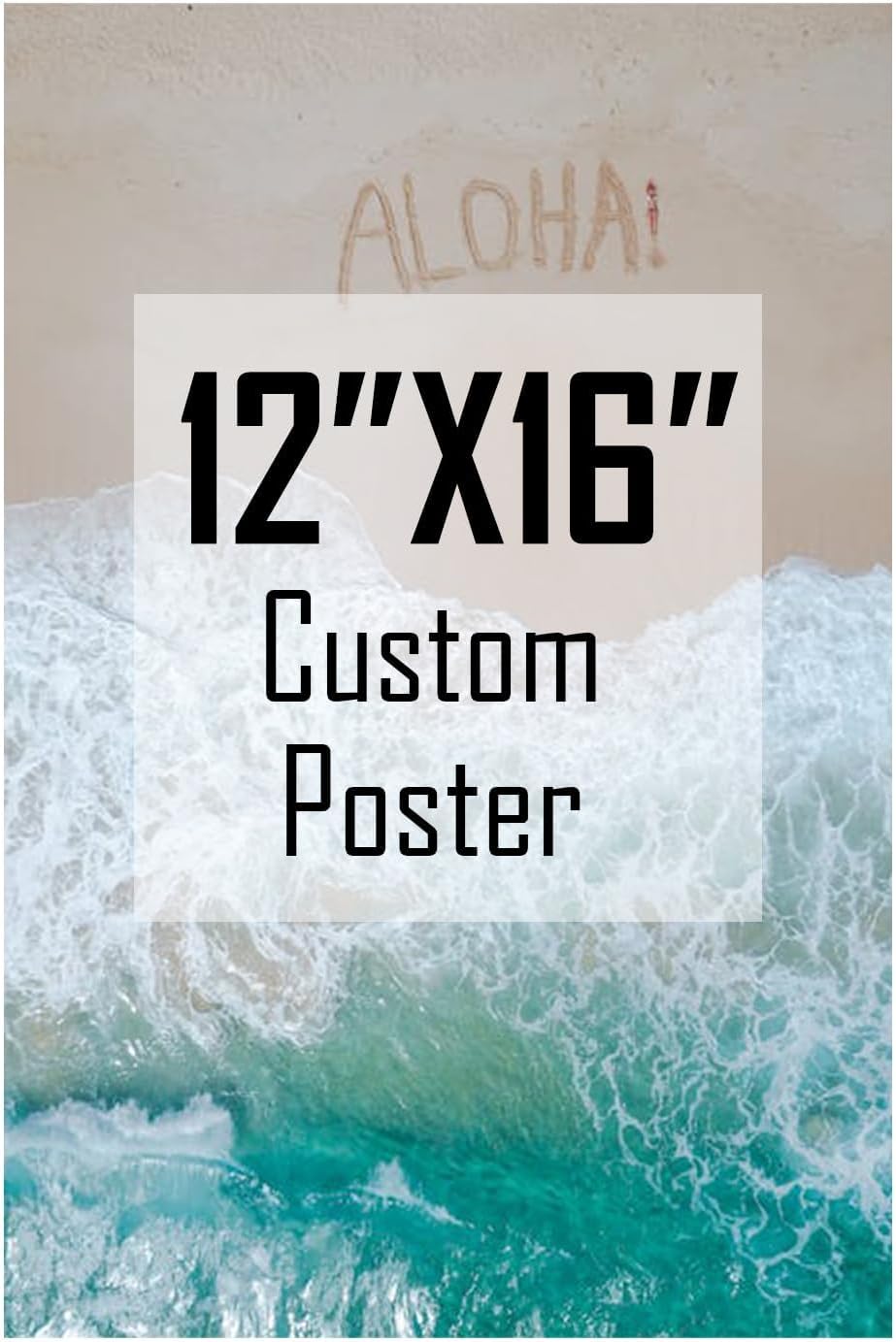 ZXDZSM Custom Canvas Prints - Personalized Photo Wall Art | Unframed 12" x 16" Size