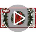 3 Pack Large Prelit Christmas Bows with LED Lights, Berries, Pinecones & Remote Control