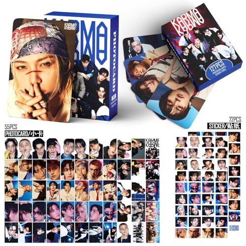 332-Piece Photocard and Sticker Set for Fans - 220 Lomo Cards & Stickers