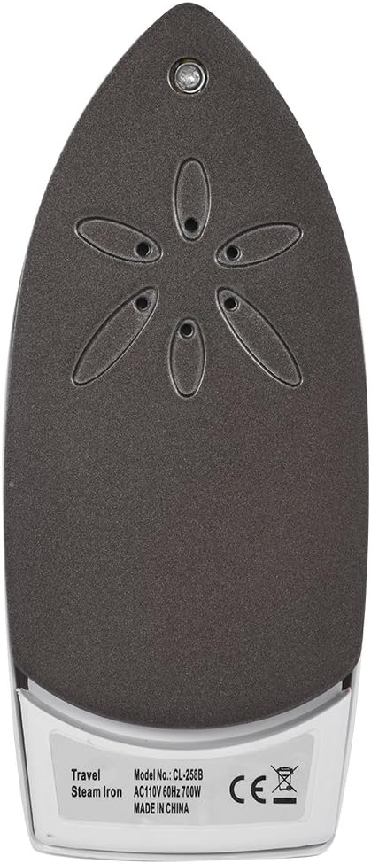 Skiennix Portable Foldable Steam Iron - Handheld Mini Iron with Temperature Control & Nonstick Sole Plate | Ideal for Home & Travel