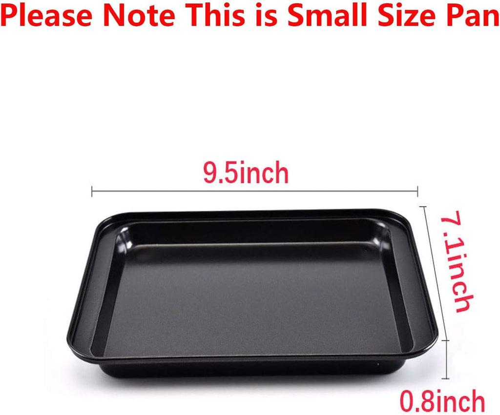 Shinsin Nonstick Baking Sheets - Set of 3 Mini 8-Inch Carbon Steel Cookie Pans | Easy Clean & Dishwasher Safe