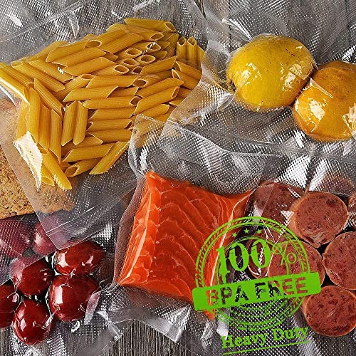 Vacuum Sealer Rolls 6 Pack - 8"x20' & 11"x20' Commercial Grade BPA Free
