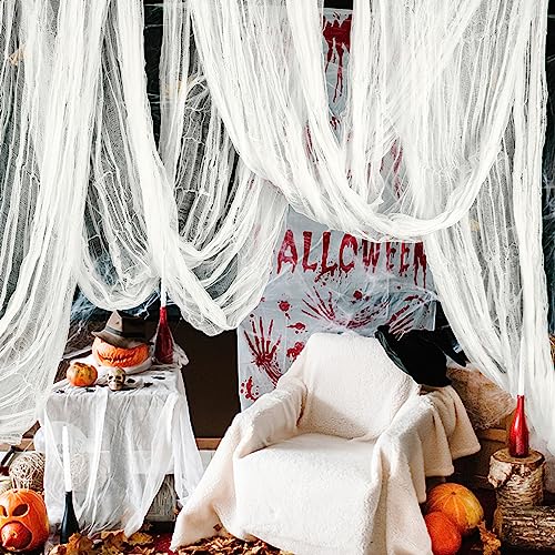 Halloween Bloody Creepy Cloth 197" x 85" - Spooky Party Gauze Decor
