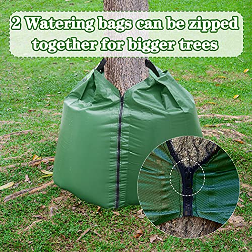 20 Gallon Slow Release Tree Watering Bags - Heavy Duty PVC (12 Pack)