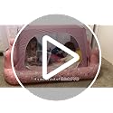 Kids Portable Air Mattress with Play Tent and Electric Pump for Travel