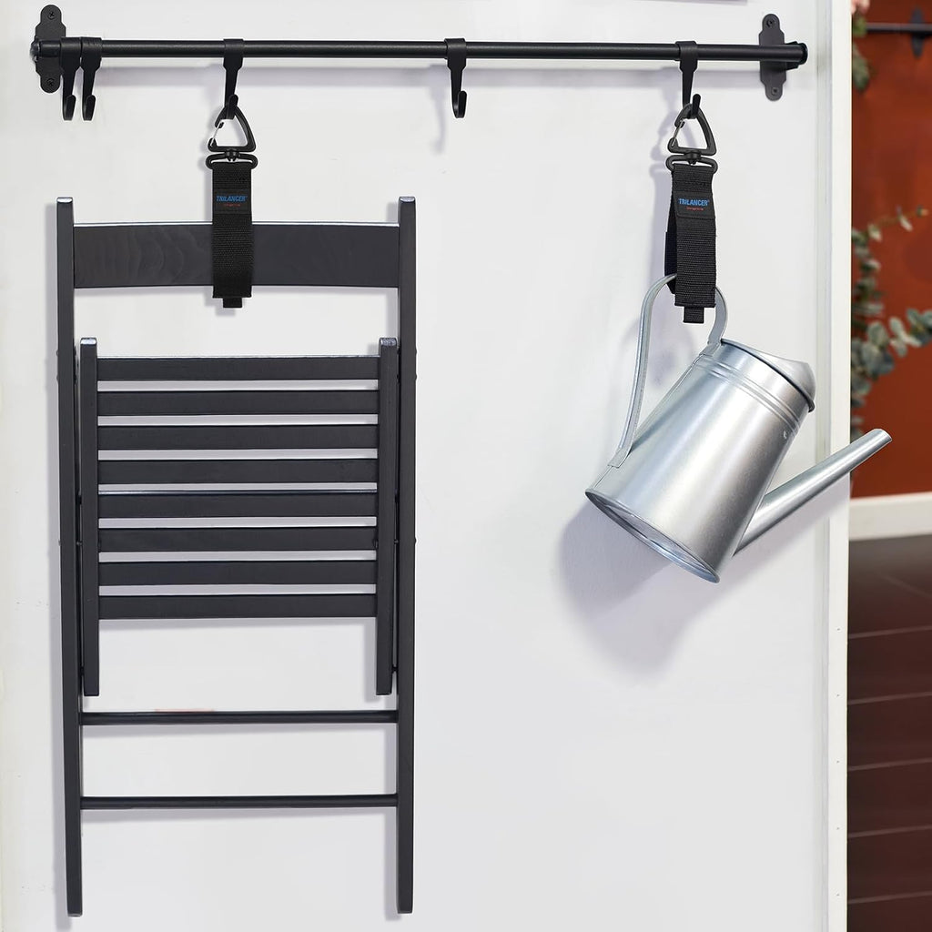 Trilancer Heavy Duty Storage Straps - 10-Pack Hook-and-Loop Cord Organizers for Cables & Hoses