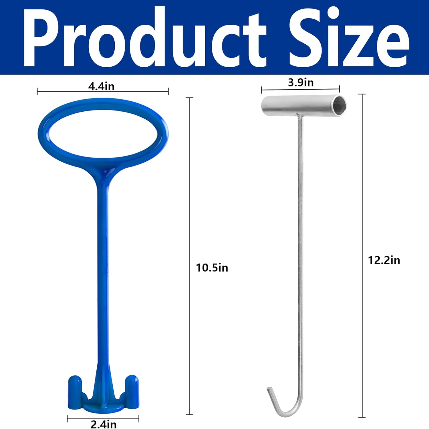 RunNico Pool Skimmer Basket Handle - Universal Tool for Easy Debris Removal | Keep Hands Clean