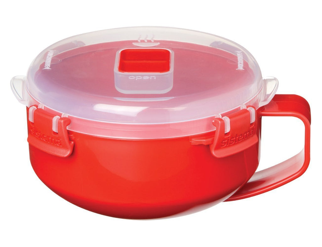 Sistema Red/Clear Microwave Porridge Bowl 850 ml