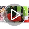 Plush Elf Legs Christmas Wreath Decoration with Red Bow - 15.7" Holiday Decor