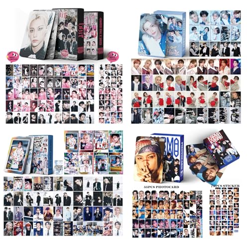 332-Piece Photocard and Sticker Set for Fans - 220 Lomo Cards & Stickers