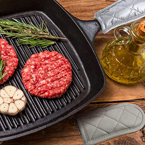 4-Pack Heat Resistant Hot Pan Handle Covers for Cast Iron Skillets