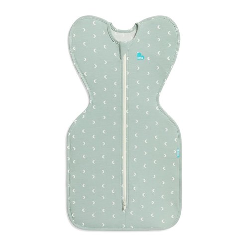Love to Dream Swaddle UP - Baby Sleep Sack 1.0 TOG | Self-Soothing Swaddle for Newborns, Moon Olive 5-8.5 lbs