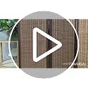 3-Panel Bamboo Room Divider Screen - 5.6 FT Tall Freestanding Folding Partition