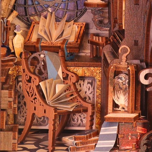 Hands Craft Miniature Kit - Nebula Common Room | Magical Astronomer Escape | Vintage Design for Fantasy Lovers