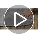 2-Piece Taupe Bath Rug Set, Ultra Plush Soft Non-Slip Washable Bathroom Mats