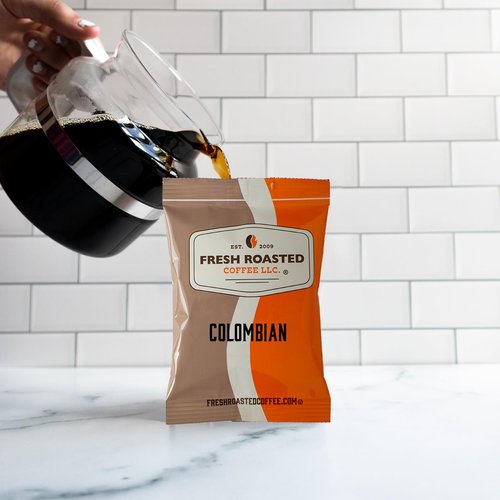 Fresh Roasted Coffee, Colombian, Pre-Ground Fractional Packs, 1.75 Ounce, 42 Count