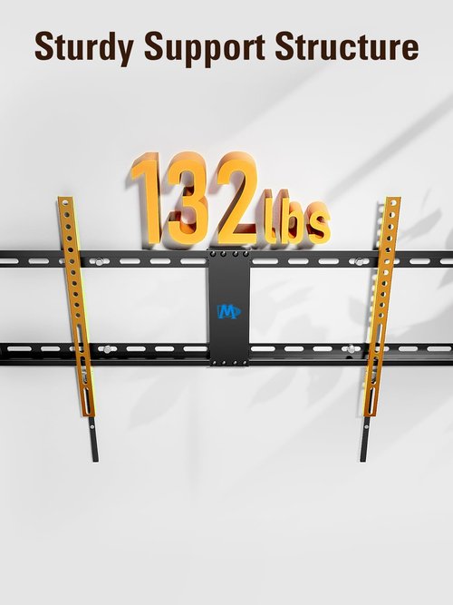 Mounting Dream Fixed TV Wall Mount, Low Profile Wall Mount Bracket for Most 42-90 Inch Television, Flush TVs Mount for Space Saving, Fits 16", 24", 32" Studs, Max VESA 800x400mm and 132lbs MD2361-32