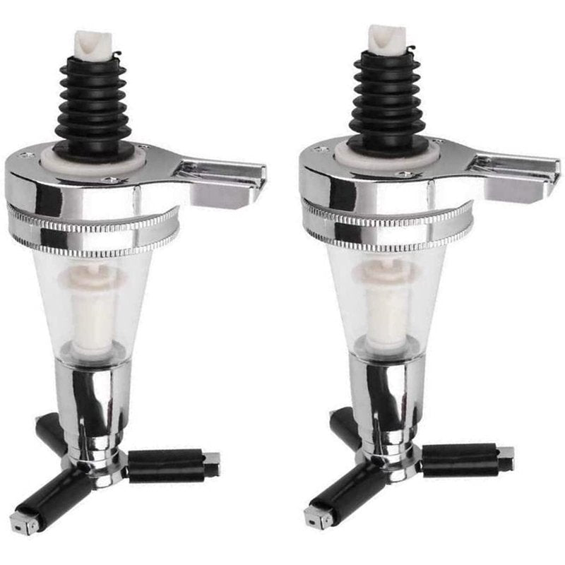 Boxonly 8 Piece 30ml Liquor Dispenser Bar Optic Spirit Measure Pub Dispenser Drink Spirit Wine Cocktail Pourers Bar Tool